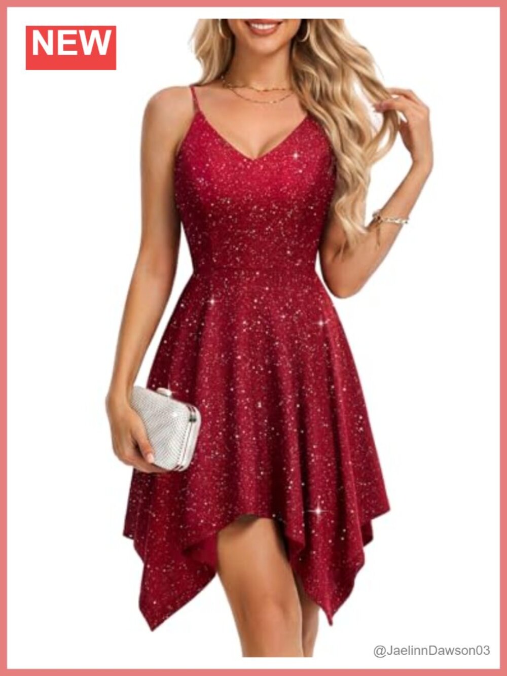 Sparkly Glitter Cocktail Homecoming Dress Short High Low Formal